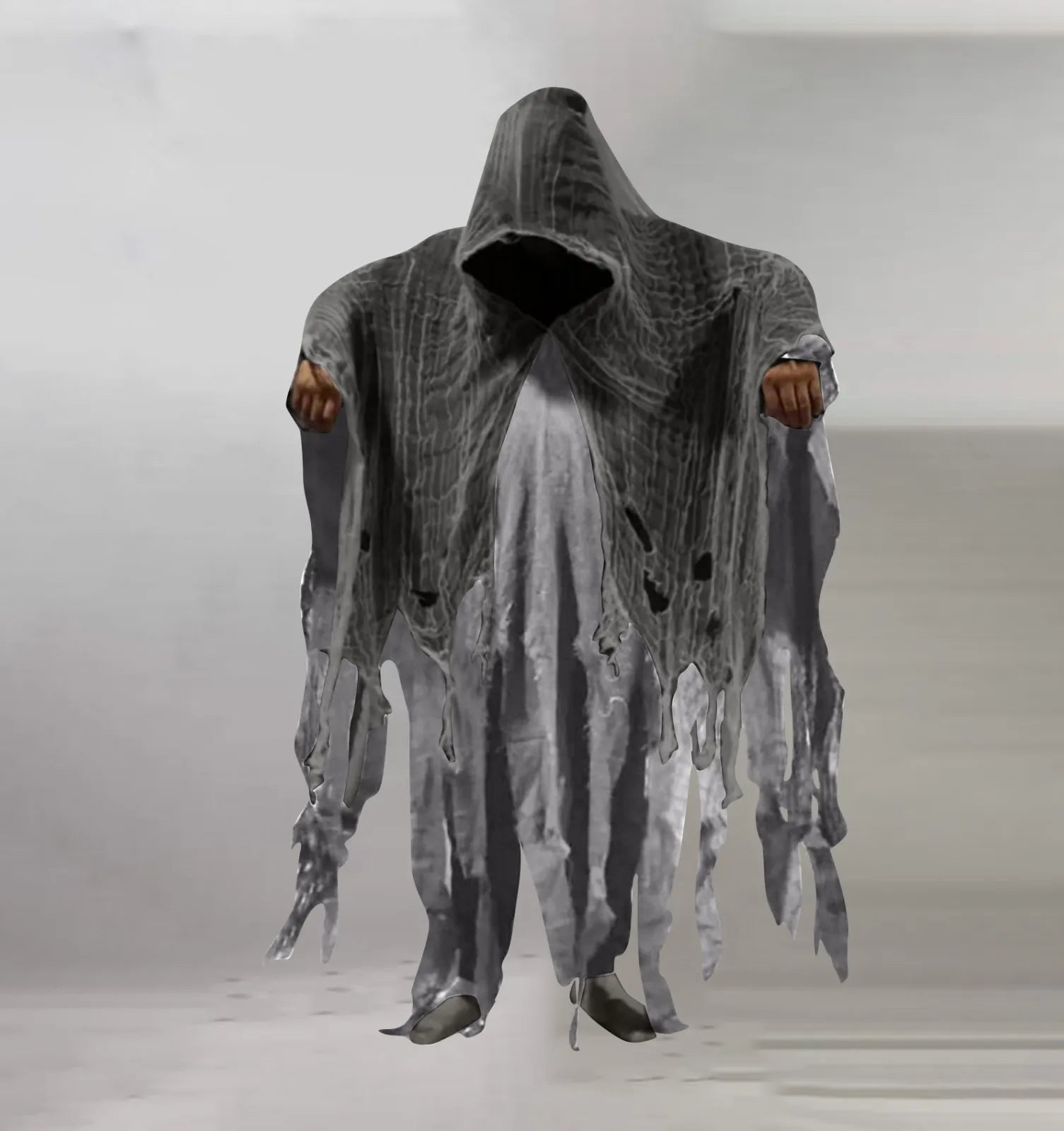 Halloween Skull Skeleton Cosplay Costume Halloween Ghost Costume Cosplay Adult Death Cloak Horror Zombie Tattered Hooded Capes