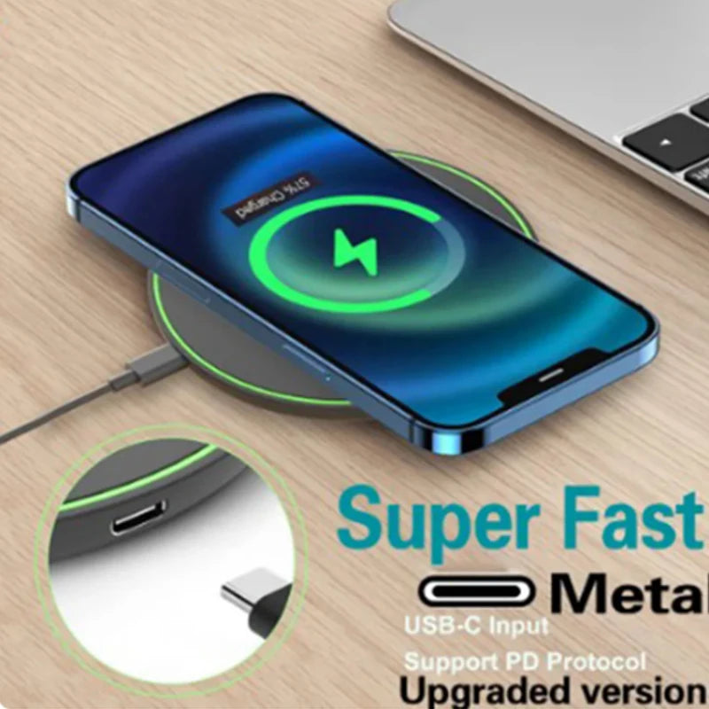 60W Wireless Charger For Ulefone Power Armor 18 18T 19 13 14 Pro Armor 11 11T 12 12S 17 Pro Phone Wireless Charging Pad