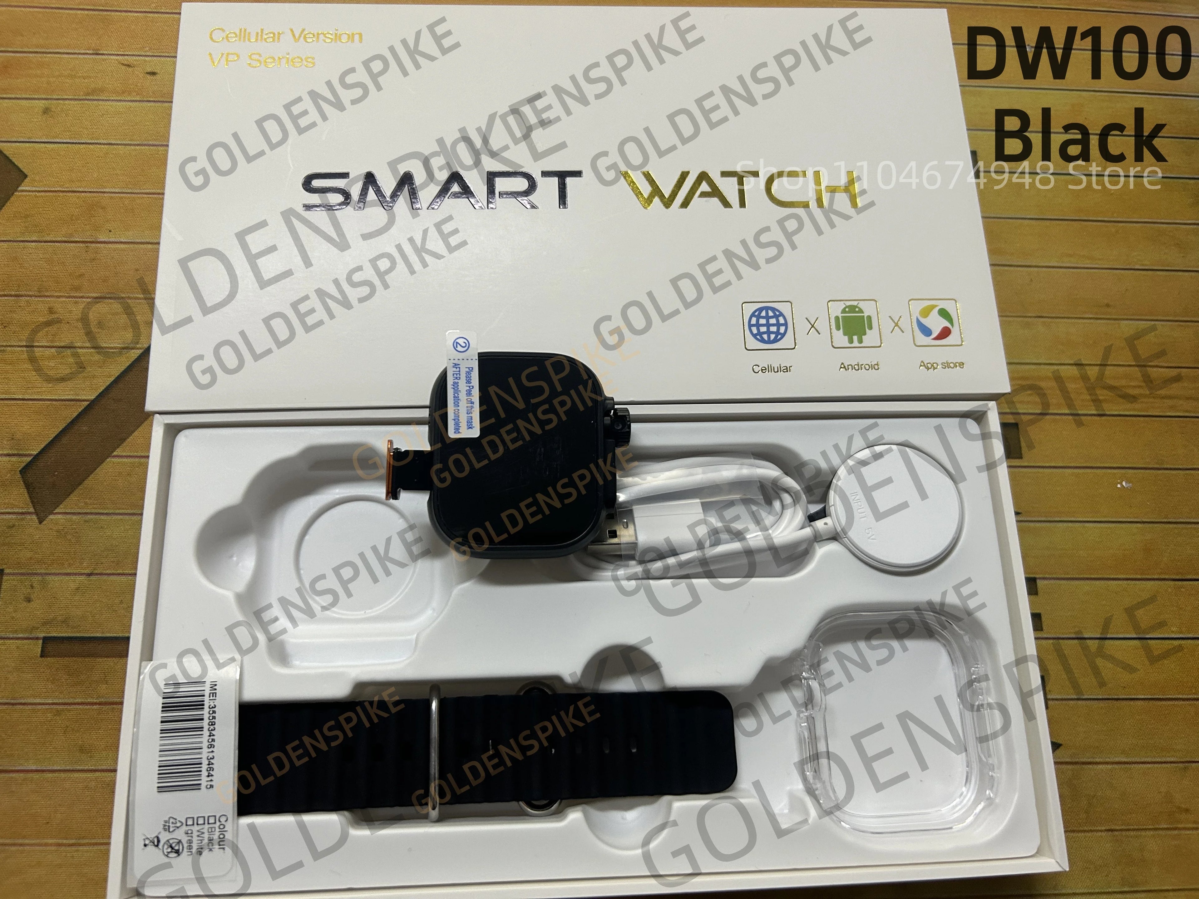 32+512GB DW100 Smart Watch 4G/5G LTE Rotary Camera GPS Position WIFI Video Global Calling 2.29'' Amoled Android 10.0 Smartwatch