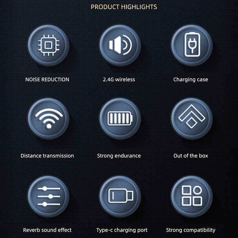 Xiaomi Mijia Wireless Lavalier Lapel Microphone Portable Noise Reduction Audio Recording Type-C for iPhone15-17 Android PC Live