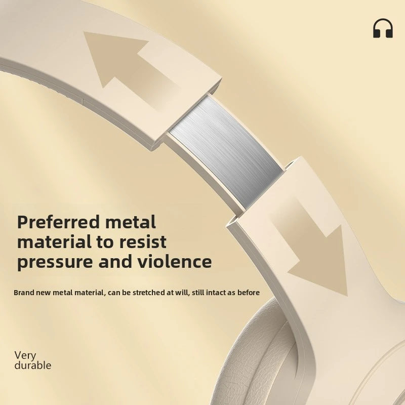 Wireless Headset Bluetooth5.3 HiFi Stereo Earphones Noise Cancelling Gaming Headband Foldable with  Earbuds TF/AUX Music Player