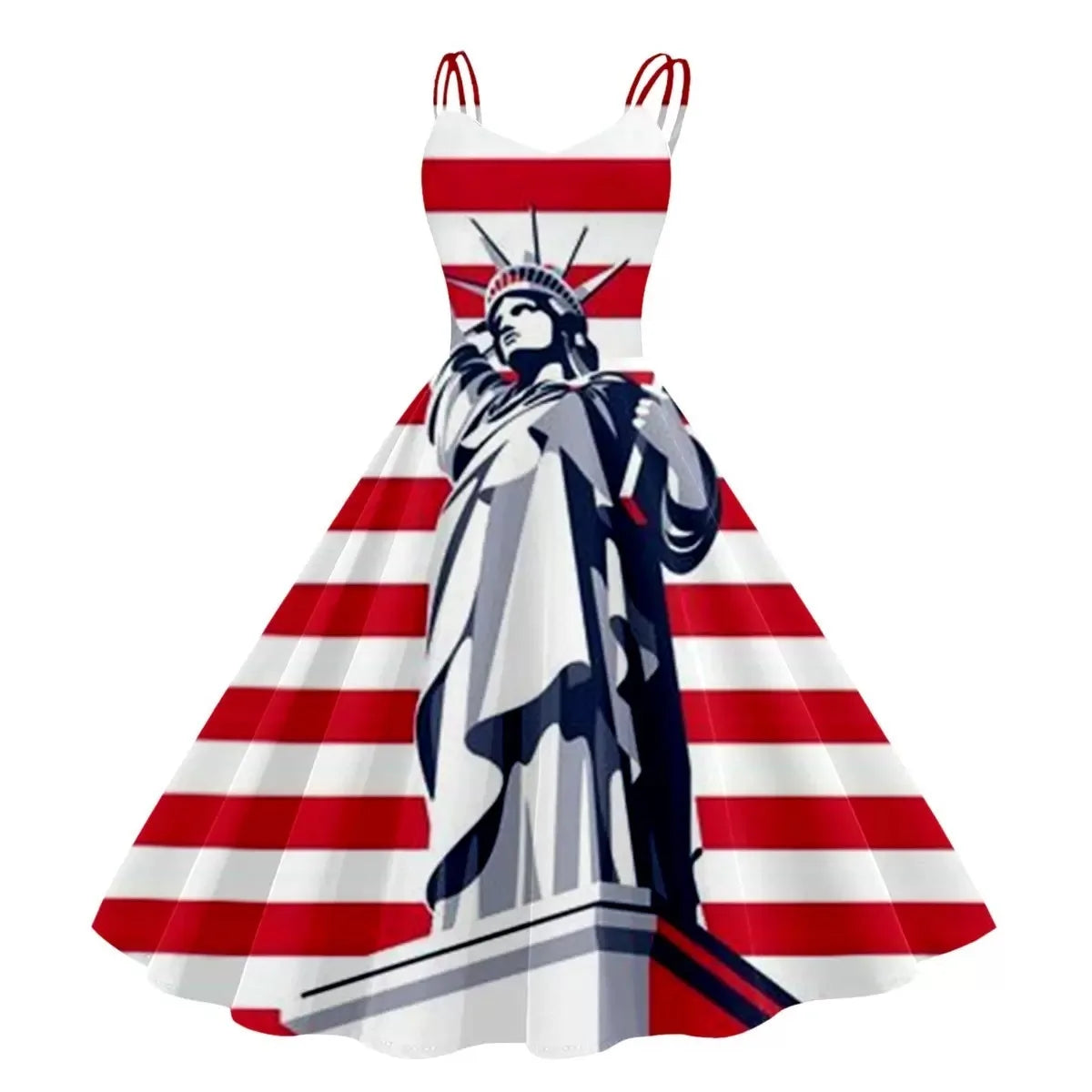 Halloween Cosplay Women Dress Fashion Retro Funny Horror Theme Bloody Printed Casual Suspender Strappy Dress Witch Costumes