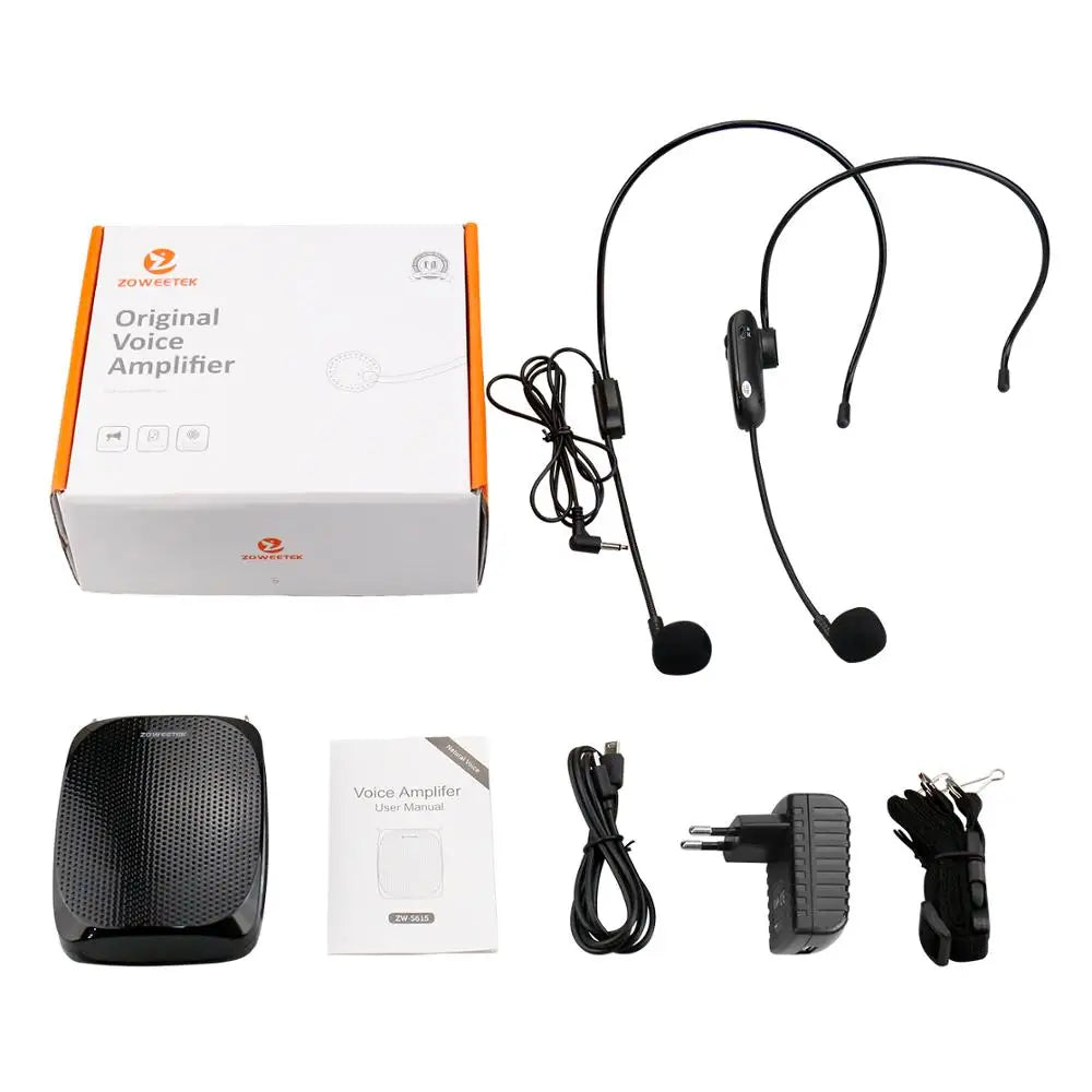 Zoweetek Wireless Voice Amplifier Mini Audio Loudspeaker Speaker for Teacher