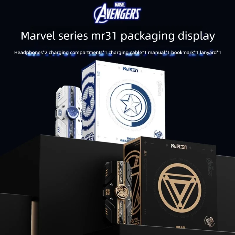 MARVEL Air Pro Wireless Bluetooth Earphones Headphones HiFi Sound Low Latency Noise Reduction Earbuds for IPhone Android