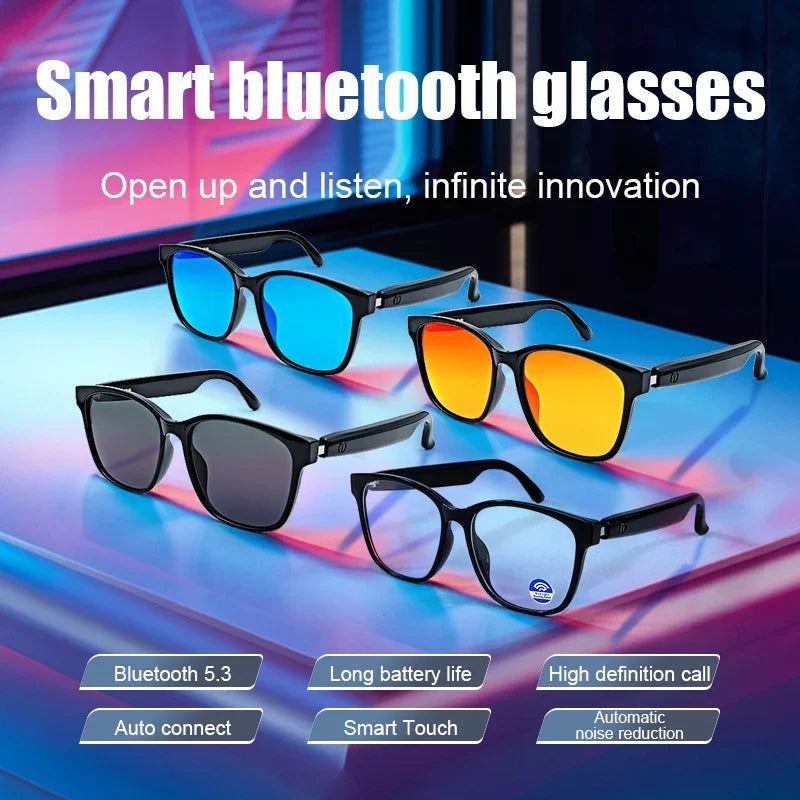 GS08 Outdoors Smart Glasses Bluetooth 5.3 Sunglasses Music Making Call Navigation Protection Uv400 Polarized Lenses Driving Fish