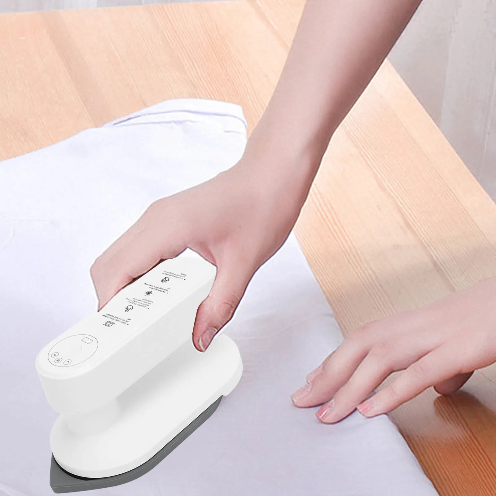 Mini Ironing Machine Portable Handheld Iron Lightweight Portable Fast Heat Up 3 Temperature Adjustment for Dormitory for Home