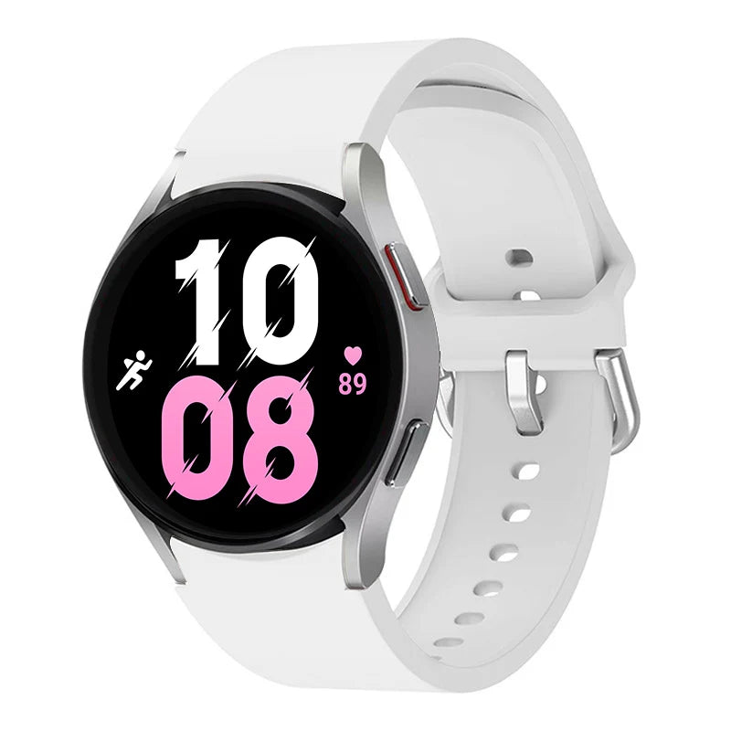 Strap For Samsung Galaxy Watch 6/4/7 44mm 40mm/5 Pro 45mm wristband 20mm Silicone Bracelet Galaxy Watch 6 classic 43mm 47mm Band