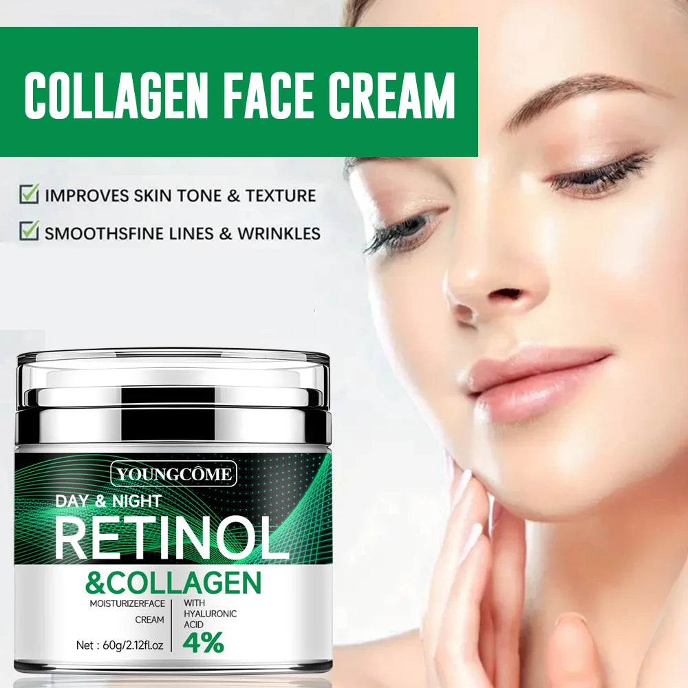 New Retinol Lifting Firming Cream Collagen Wrinkle Removing Face Cream Young Moisturizing Whitening Skin Brightening Product