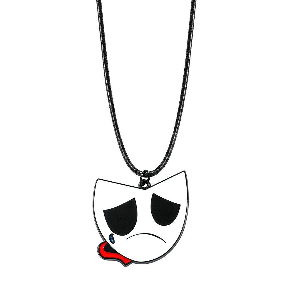 Fashion Necklace The Amazing Digital Circus Necklaces Game Peripheral Cartoon Clown Pendants Kids Studengts Toys Birthday Gifts