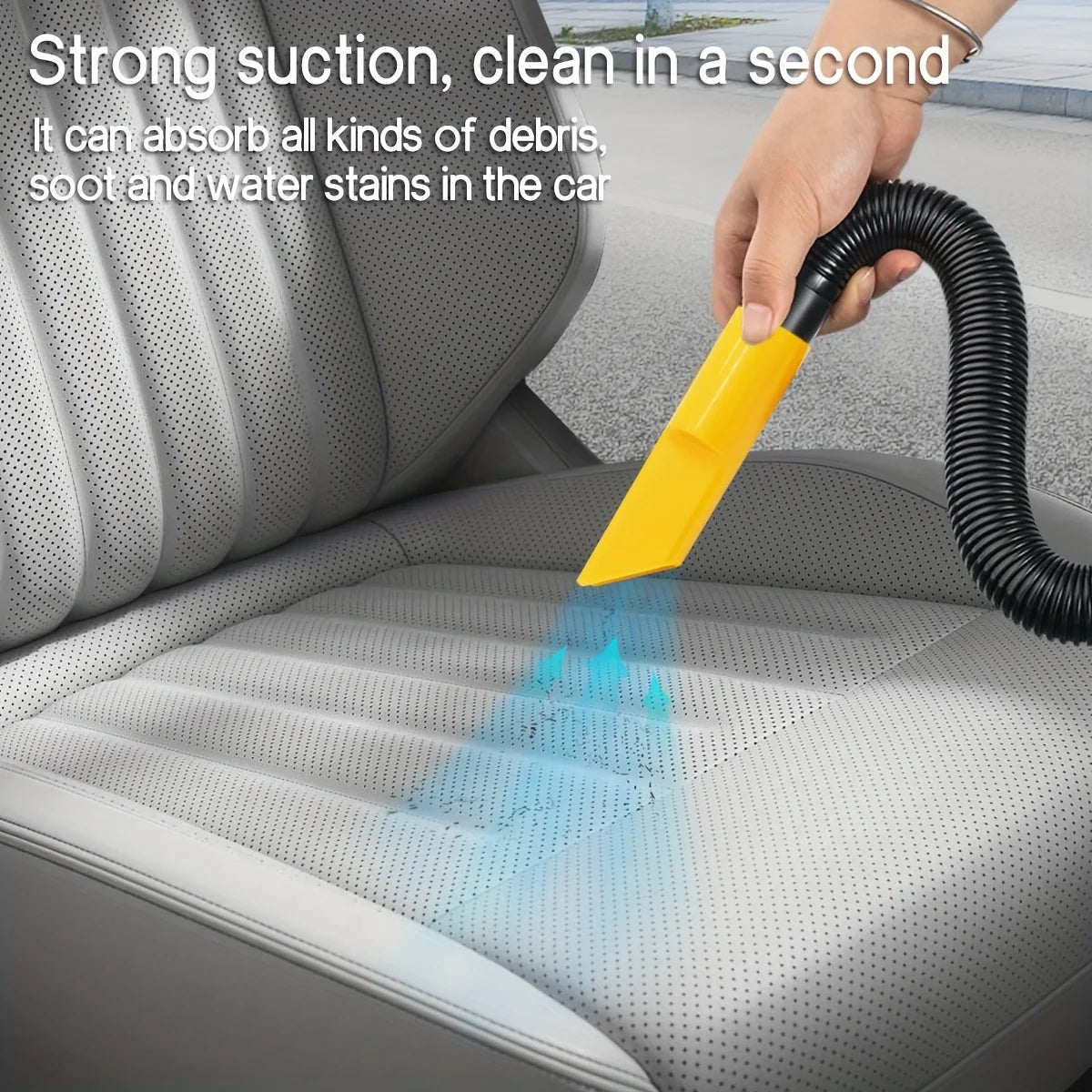 Multifunctional portable car vacuum cleaner dual purpose home car high power wet dry universal cleaning dust removal artifact