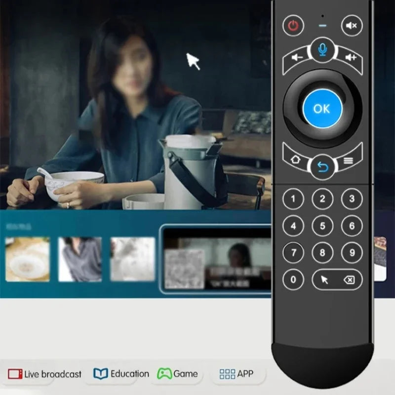 2.4G Wireless Keyboard Air Mouse G21 PRO Voice Remote Control with IR Learning Gyros for Android TV Box H96 MAX X3 Pro