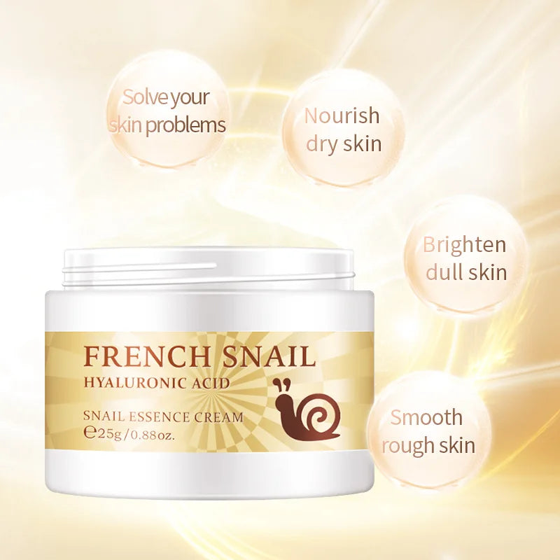 10Pcs  Collagen Nourishing Serum Day Cream for Face 25g  LAIKOU Snail Face Cream Hyaluronic Acid Moisturize Cream