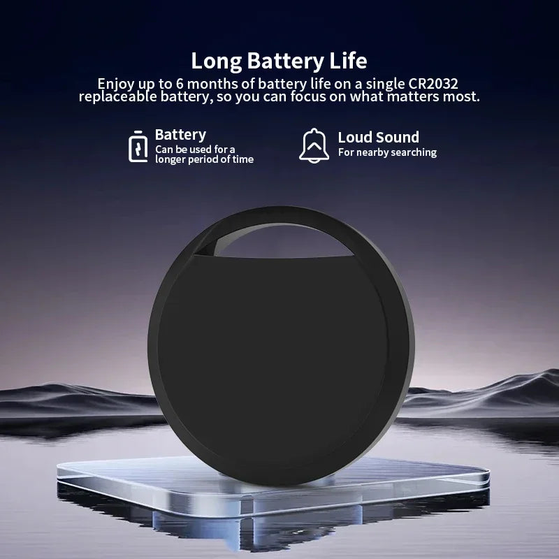 Bluetooth GPS Tracker for IPhone & Android Anti-Lost Key Finder for Luggage Wallet Pets Find My Device Compatible Smart Tag