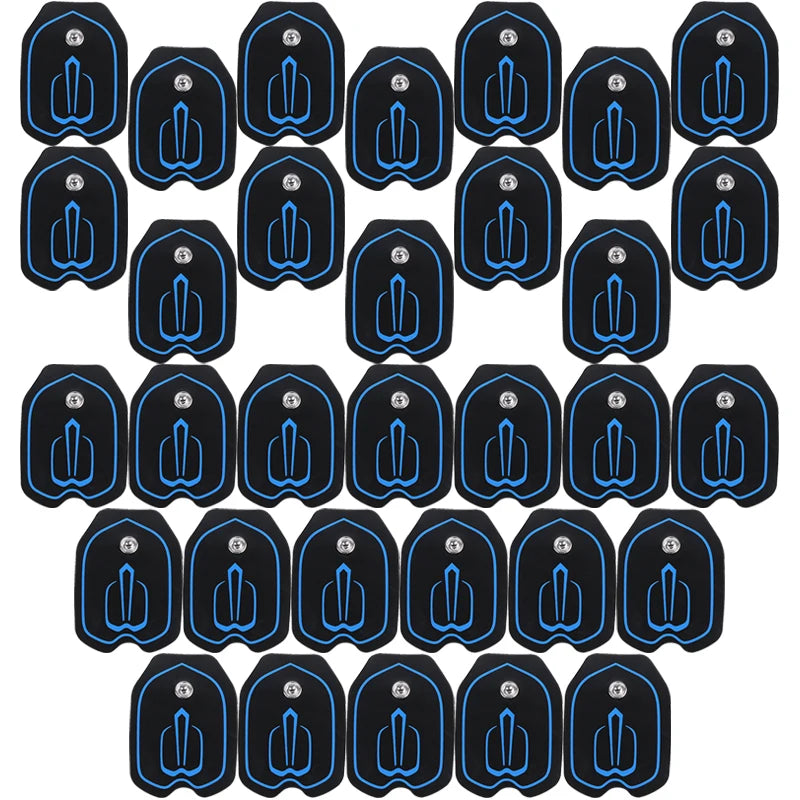 Electrode Pads Conductive Gel Physiotherapy Tens Therapeutic Pulse Pressure Electrical Compex Muscle Stimulator Massage Patches