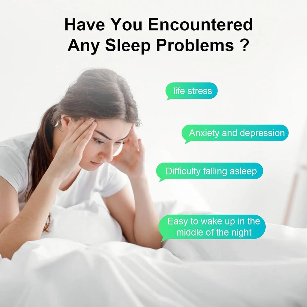 New Microcurrent Sleep Aid Device EMS Sleep Aid Machine Sleep Instrument for Insomnia Stress Anxiety Relief Palm Pulse Massager