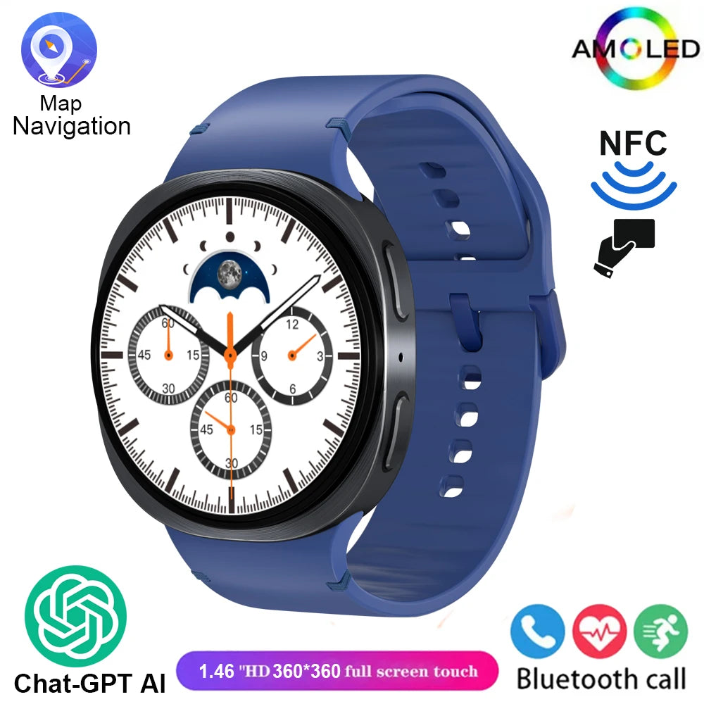 2025 New Smart Watch Series 8   Ultra-thin 1.46 inch Sport Watch Compass IP68 Waterproof Display Bluetooth Call GPS Smart Watch