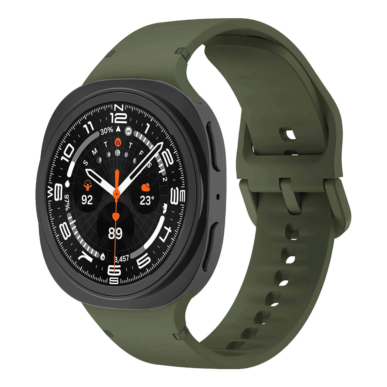1:1 Sport Band for Samsung Galaxy watch 8 44mm 40mm 8 classic 46mm Wrist Replacement Belt Bracelet Correa Galaxy watch 8 Straps