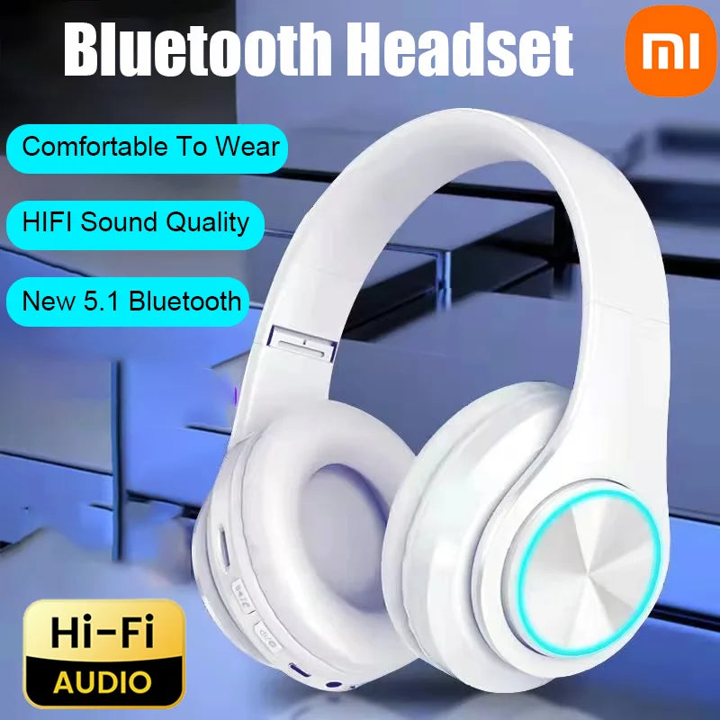 Xiaomi Mijia B39 Head-mounted Wireless Bluetooth Headphones With Mic Noise Cancelling Headsets Stereo Sport Gaming Earphones New