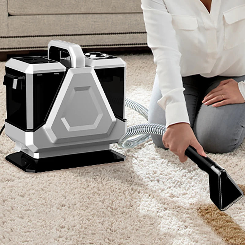 550w Mini Carpet Vacuum Cleaner Wet and Dry Potion Box Open the Lid and Add Cleaning Fluid Smart Carpet Vacuum Machine