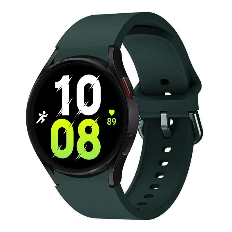 Strap For Samsung Galaxy Watch 6/4/7 44mm 40mm/5 Pro 45mm wristband 20mm Silicone Bracelet Galaxy Watch 6 classic 43mm 47mm Band