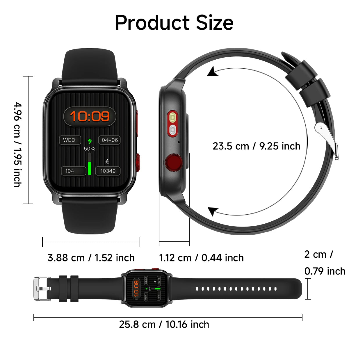 NEW Smart Watch AI Translation Health&Sleep Monitoring IP68 Waterproof 100 Sports Modes Fashion Smartwatch For Men Women Gift