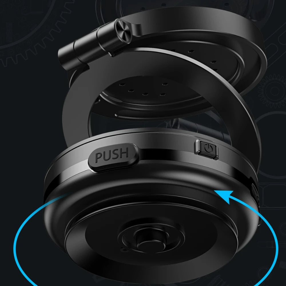 15W Wireless Charger  Double Sides Phone Holder Magnetic Vacuum Adsorption Bracket Foldable GPS Stand Electric Sucker Cup Suppor