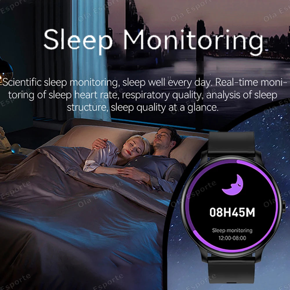 New Smart Watch 2025 Men Women Full Touch Screen Sport Fitness Watch IP67 Waterproof Bluetooth Call For Android IOS Smartwatch