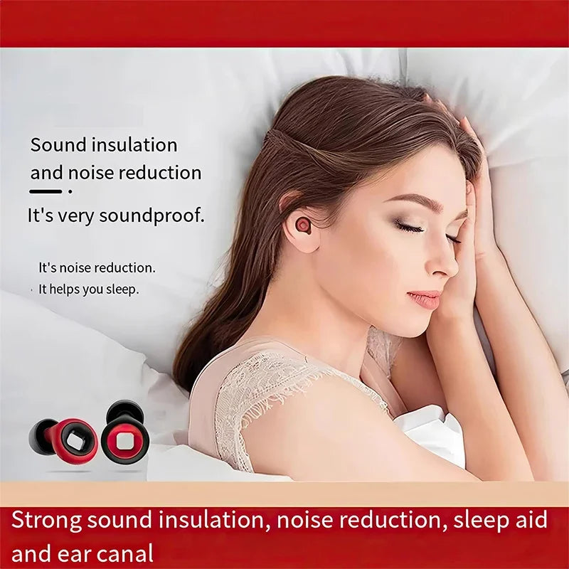 1-16Pairs Sleep Soundproof Earplugs Motorcycle Noise Reduction Earplugs Anti-noise Mute Earplugs Motorcycle Equipment