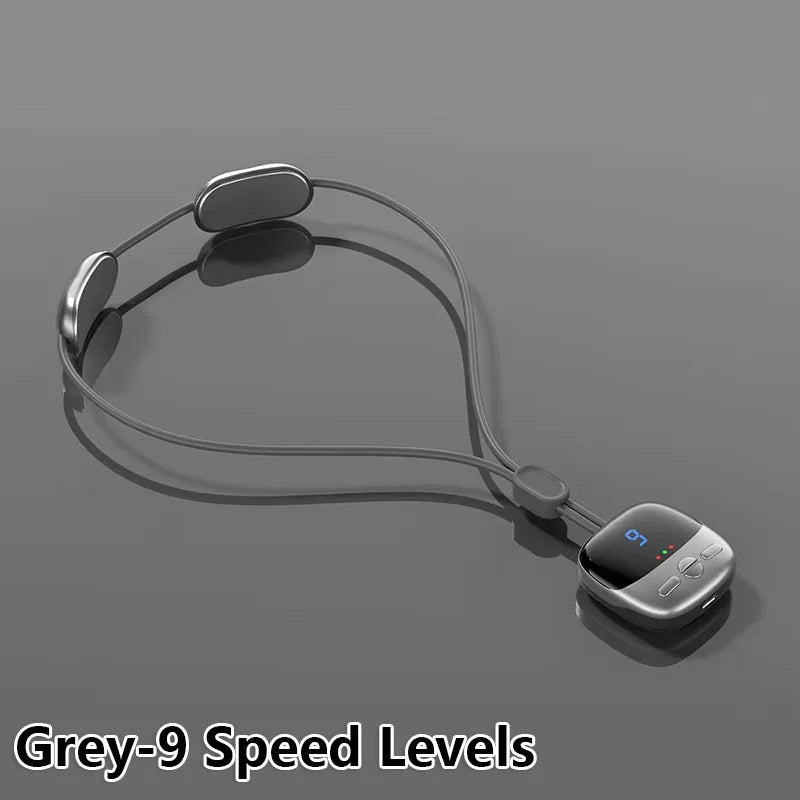 Mini Portable Neck Massager Rechargeable Hot Compress Pulse Muscle Stimulator for Cervical Spine Pain Relief Home Office