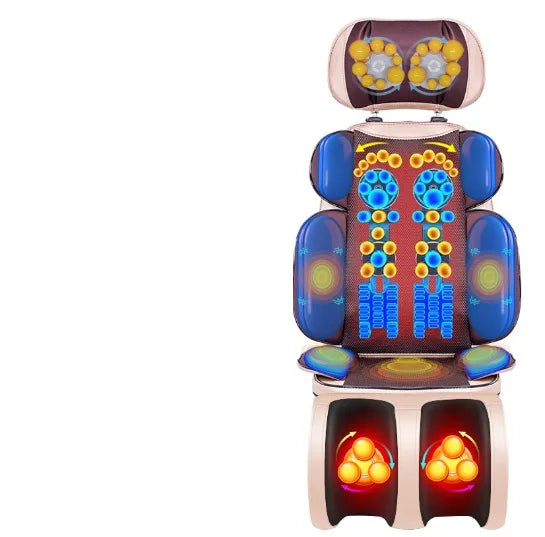 Shoulder and cervical vertebra massager instrument neck waist shoulder back lumbar functional whole body household chair cushion