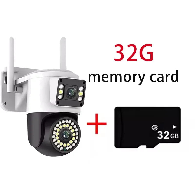 Yoosee 8MP 4K Dual Lens IP Camera Onvif PTZ Smart Home Two-Way Audio Color Night Vision Outdoor Waterproof WiFi Security Cam