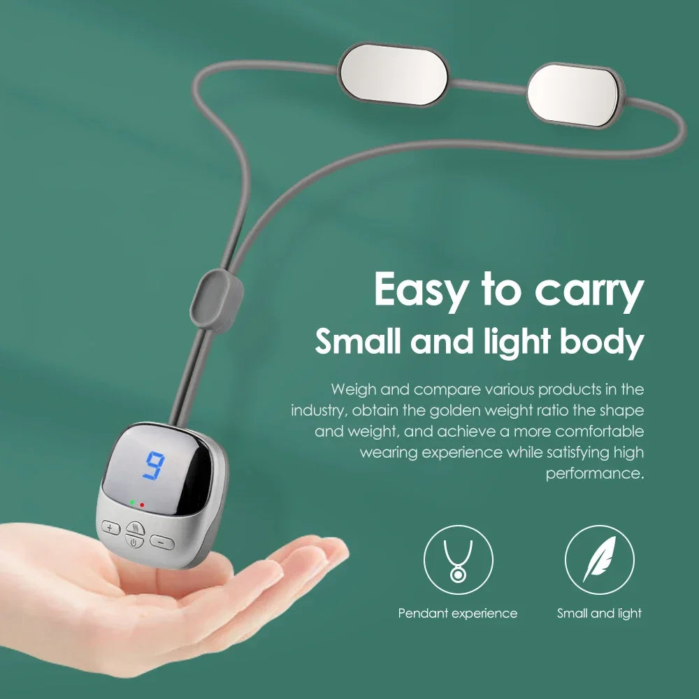 Mini Smart Hanging Neck Shoulder Cervical Spine Massager Mini Portable Hot Compress Neck Artifact Dredging Neck Protector