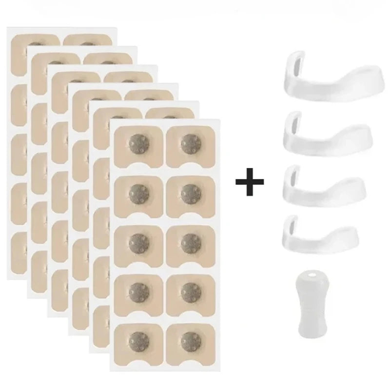 30/60/90/150Pcs Nose Breathing Magnetic Suction Iron Nasal Strips Increase Air Intake Better Sleeping Patch Reduce Snoring Tools