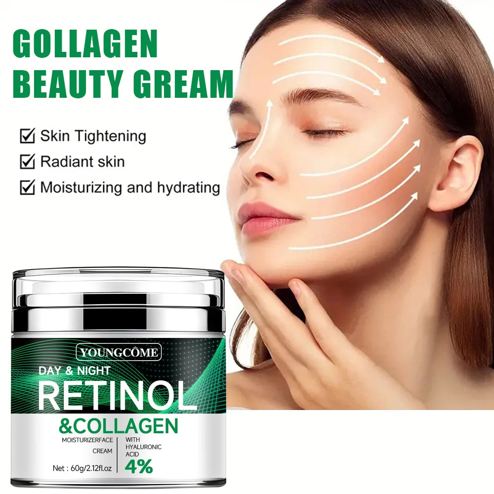 New Retinol Lifting Firming Cream Collagen Wrinkle Removing Face Cream Young Moisturizing Whitening Skin Brightening Product