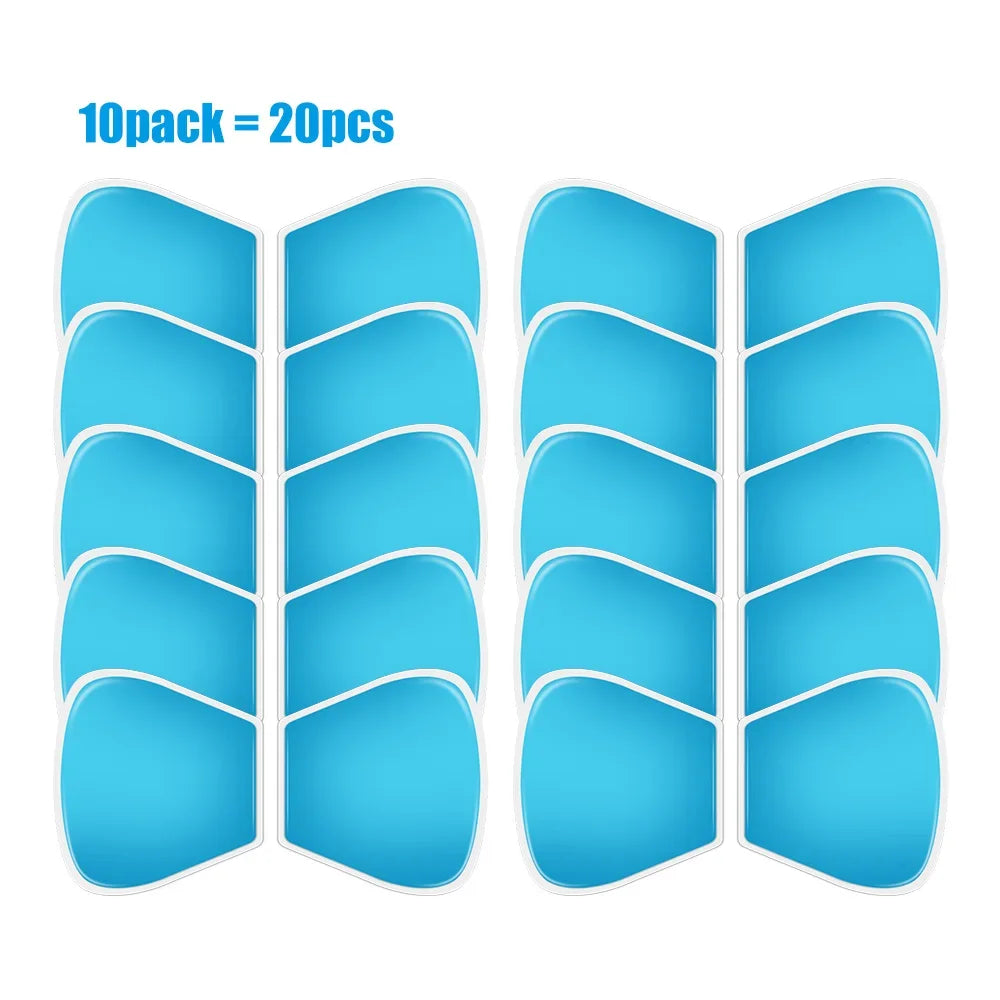 Gel Pads for Ems Massager Neck Stretcher Patch Back Sticker Muscle Stimulation Pulse Patches Fitness Neck Body Pain Relief Tools
