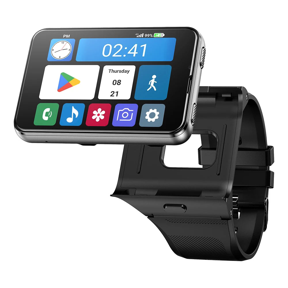 4G Smart Watch Android 11 Smartwatch Health Clock 2MP/8MP Dual Camera 4GB RAM 64GB ROM 2300MAh GPS WIFI Compass 2.88" Watches