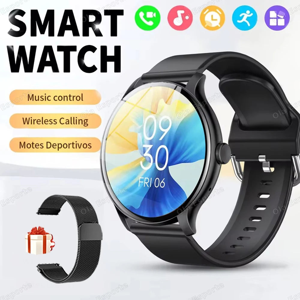 New Smart Watch 2025 Men Women Full Touch Screen Sport Fitness Watch IP67 Waterproof Bluetooth Call For Android IOS Smartwatch