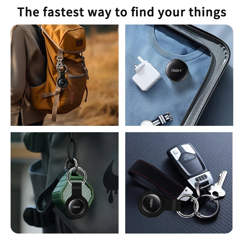 Waterproof Protective Kit Finder Long-Distance Tracker for Apple Find My App Voice Locate Keys Bag Toys Smart Tag for IOS iPhone