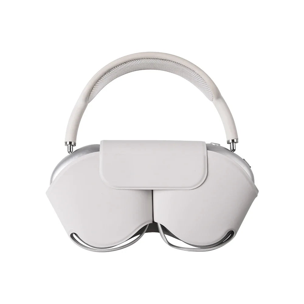 Leather Case For AirPods Max Wireless Headphone Earphone Cases Protective Cover For Apple AirPodsMax Soft Bags Coque Accessories