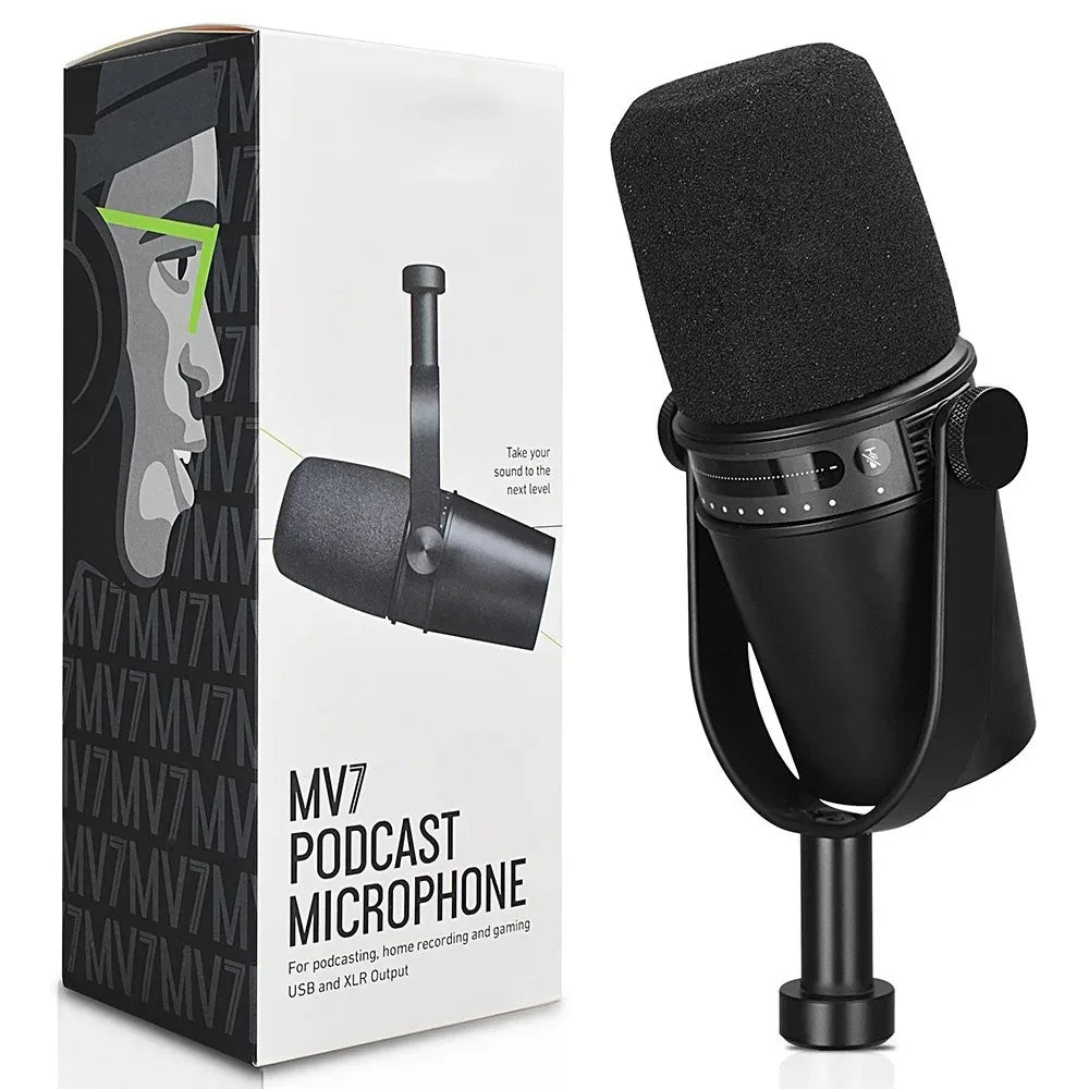 NV7 professional anchor microphone computer mobile phone live recording dubbing USB dynamic microphone reduce the noise