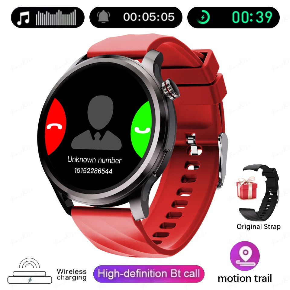New Smart Watch SK51 Smart Watch 1.53 Inch HD AMOLED Screen NFC GPS TrackerBluetooth Call Health Monitoring Watch Men Women