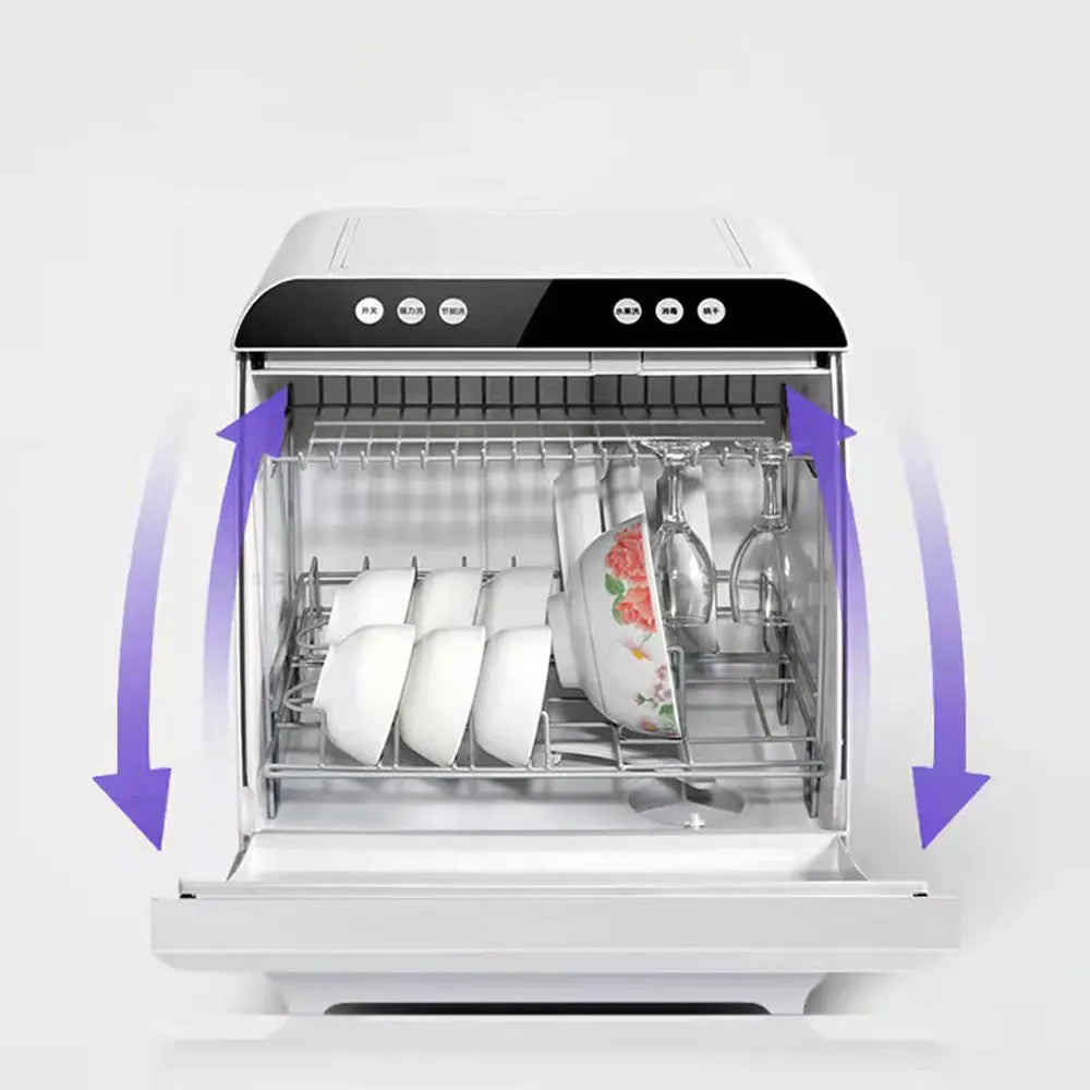 YunlinLi Factory Dishwasher Fully Automatic Dishes Disinfection Machine Lavaplatos Desktop Cupboard Kitchen Tableware Washer