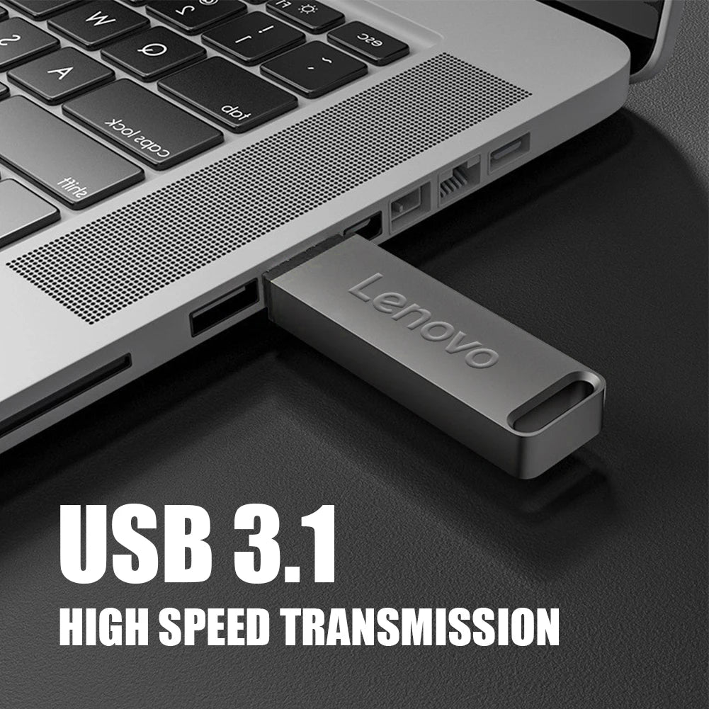 Lenovo 64TB Pendrive U Disk USB3.0 High Speed 180MB/s Free Case Film Studio 16TB Metal Flash Drive Waterproof Free Delivery Truc