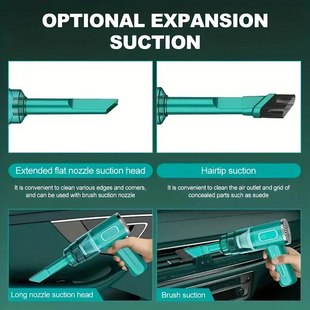 Cordless Car Vacuum Cleaner 5500Pa Powerful Suction Handheld Cleaning Robot Auto Vacuums for Car Home Bedroom