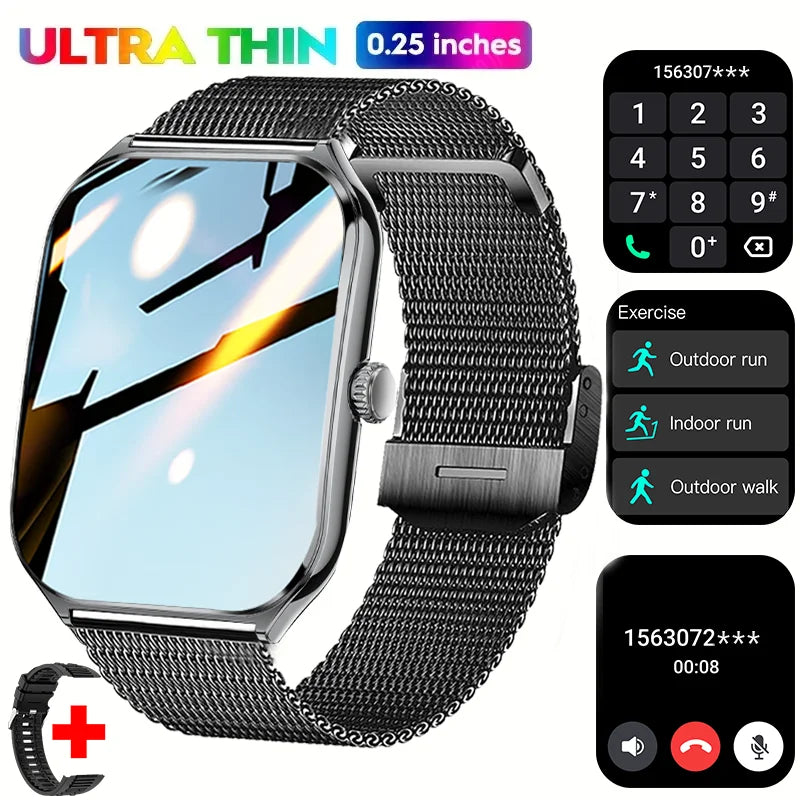 2025 A new smart watch, 1.96-inch sports watch, IP67 waterproof, 110+ sports mode, fitness activity tracker, ultra-thin watch.