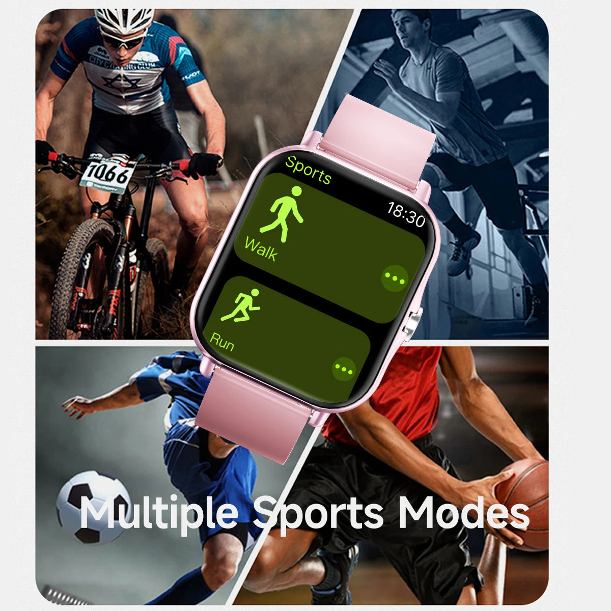 2025 NEW Smartwatch For Android/IOS 1.83 Screen Wireless Bluetooth Call Phone Camera Control Music Player Multi-Sports Modes Men