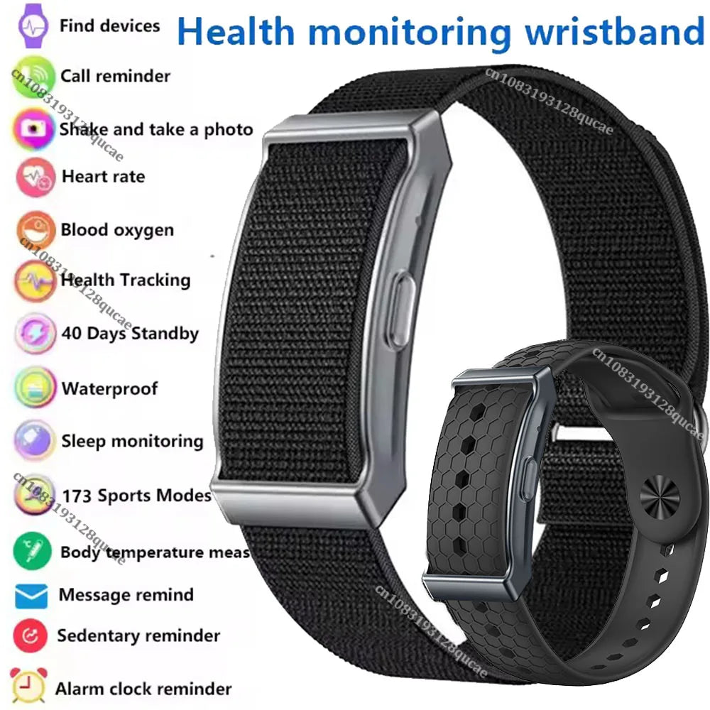 2026 Smart Bracelet Heart Rate Blood Oxygen Health Monitoring Wristwatch Outdoor Sports Fitness Tracker SmartWatch For Men Women