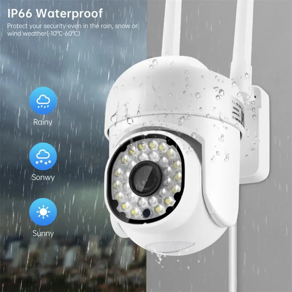 1080P Mini PTZ Outdoor Wifi IP Camera 4X Digital Zoom AI Human Detect Wireless Camera 2MP Security CCTV YI Iot