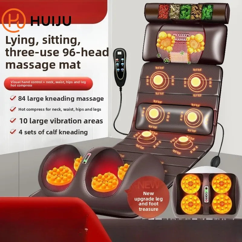 Multifunctional Full Body Home Massage Cushion Waist Back Electric Instrument Blanket Kneading Cushion Electric Chair