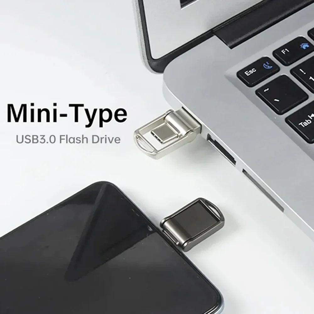 Original Type C USB Flash Drives 512GB 1TB Pendrive High Speed USB 3.0 Pen Drive OTC 2TB U Disk Memory Stick For Xiaomi Phone PC